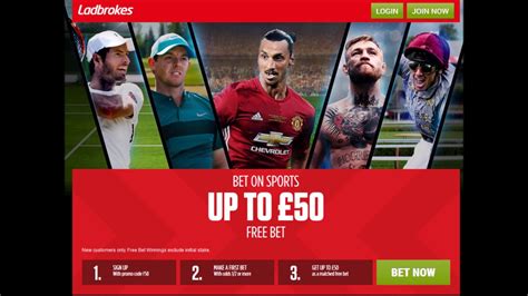 ladbrokes 50 free bet - Ladbrokes bonus code